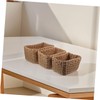 ABOOFAN 4Pcs Handwoven Storage Bins Decorative Woven Baskets for Organization