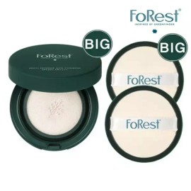 Haedang-eobum 그린핑거 포레스트 멀티디펜스 선쿠션 본품 20g+리필 20g 2개 Green Finger Forest Multi Defense Sun Cushion 20g + 2 Refills 20g
