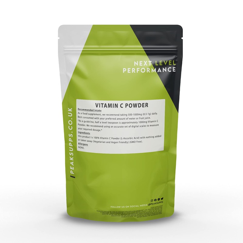 Vitamin C Powder 100g - Pure BP Grade | Packaging