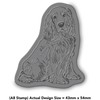 Azeeda A8 'Cocker Spaniel' Unmounted Rubber Stamp (RS00039063)