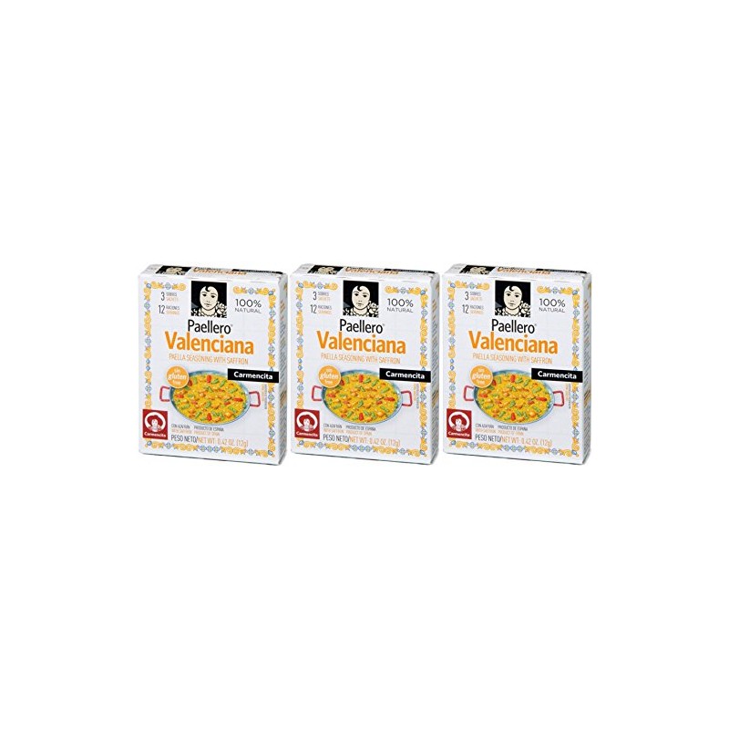 Carmencita Paellero Valenciana Paella Spice Mix 12 gr. - [Pack