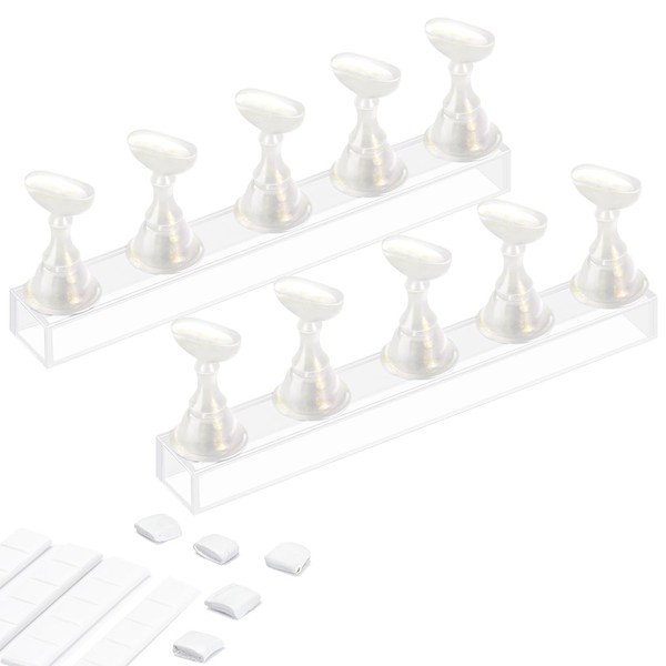 Etercycle Acrylic Nail Display Stand DIY Nail Crystal Holder Magnetic