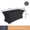 Perel Stretch Tablecloth, Table Cover, Spandex Tablecloth, Outdoor Rectangular Table