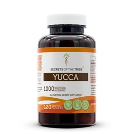 Secrets of the Tribe Yucca 120 Capsules, Made with Vegetable Capsules and Yucca glauca Dried Root (120 Capsules)