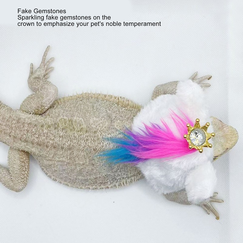 Pet Lizard Hat Soft Cotton Comfortable Attractive Pet Reptile Costume