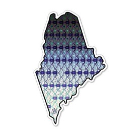 Eds Fly Shop Casey Underwood Maine Striped Bass Decal Sticker