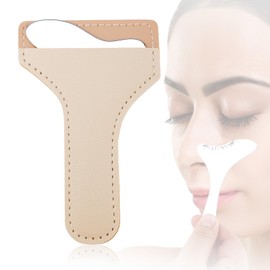 Stainless Steel Eyeliner Stencil, Precise Eyeliner Guide Tool with Wings Multifunctional Portable Eye Makeup Template for Beginners Professionals Almond Eyes and Eyeshadow Sharp Wings