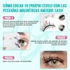 Pestañas Postizas Magnéticas Kit Con Aplicador 2 Pares