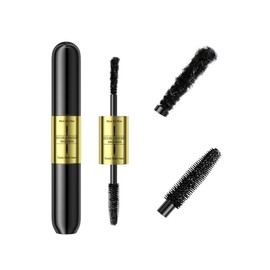 Fiber-infused Mascara, Black Tiny Fibers included Mascara to Extend and Elongate Eyelash, for Maximum Volume and Curl Effect by “Linble”
