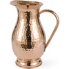 100% Pure Copper Pitcher 70 Ounces | Handmade Hammered Large