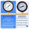 MEANLIN MEASURE 0~60Psi Plastic Frame 1/4" NPT Start and Clean