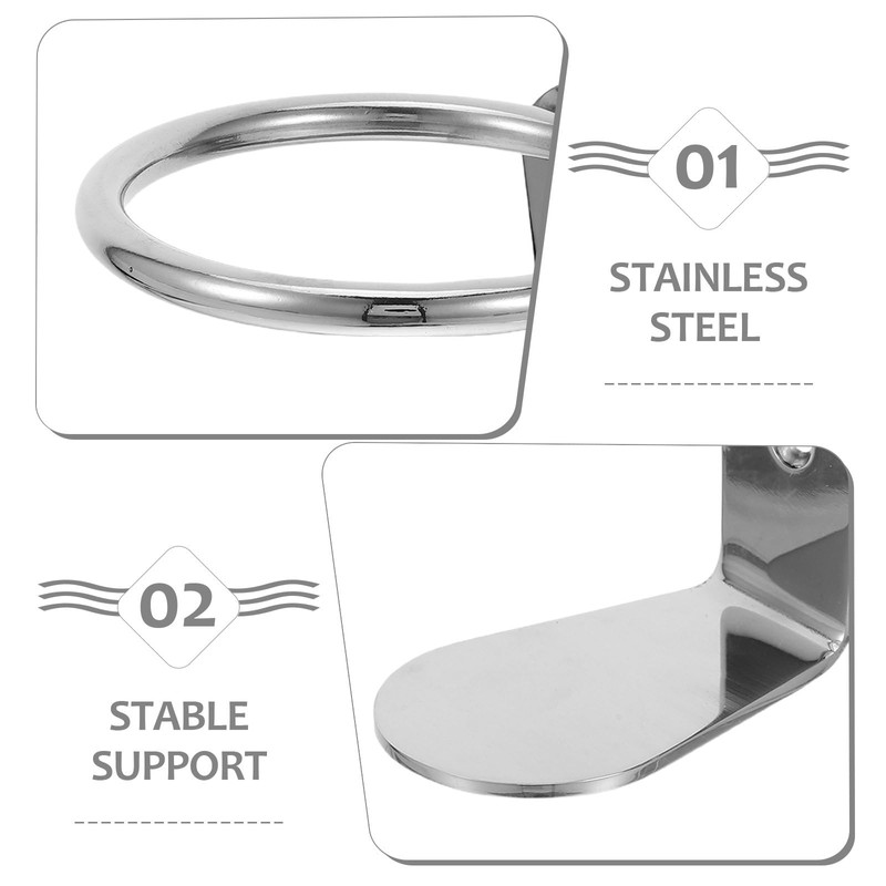 BESTonZON Supporto da parete in acciaio inox per barche yacht