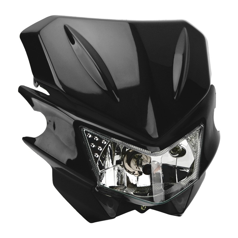 Motorcycle Front Headlight H4 Interface LED Waterproof DRL Headlight for