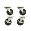 Shepherd 2-1/2" Swivel Caster with Top Plate and Polyolefin Wheel