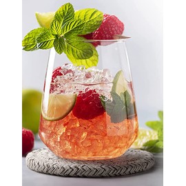 WENFOME 4 Pack Oval Woven Placemats, Mix Brown Cotton Plate Chargers with 4 Pack Round Coasters, Thick Heat Insulation Mats Household Table Mats Braided Bowl Mats Fabric Rustic Placemats for Dining