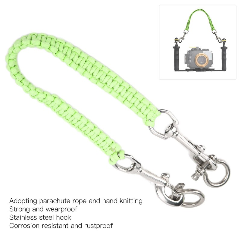 VGEBY Diving Camera Grip Rope, Underwater Camera Lanyard Glow-in-the-Dark Strong