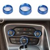 Keptrim AC Knobs Air Conditioner Switch Button for 2015-2020 Dodge