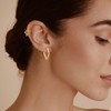 HEEYA Earrings Gold Hoop Earrings Silver 925 Post Earrings Gold-Plated