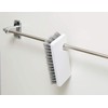 OHE Hanging Hooking Brush, Soft, Gray, White, Approx. 5.9 x