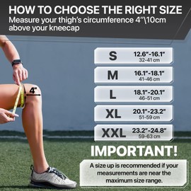 DR. BRACE ELITE Knee Brace with Size Stabilizer {2 Pack} Knee Brace for Women & Men, Workout, Sports, Daily Knee Compression Sleeve for Maximum Knee Pain Support & Fast Recovery - Check Size Guide Video (Mercury, Small)