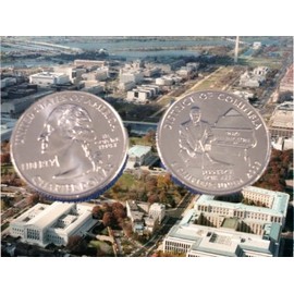 2009 Washington DC Quarter D Mint BU Business Strike Coin
