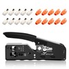 ZHITING RJ45 Crimping Pliers Network Connector Set with 12 x