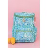 Lilly Pulitzer Insulted Backpack Cooler Large Capacity, Green Portable Soft