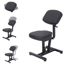 JZsmpmu Tattoo Chair, Multifunctional Adjustable Chair, Hand Crank Height Adjustment, Tattoo Armrests,Workstation,Tattoo Chair for Client and Artist,Tattoo Equipment and Supply