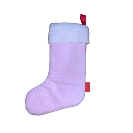 Victoria's Secret Pink Holiday Stocking Color Pink/White/Red New