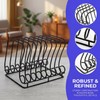 Nagpew Vinyl Record Holder, 9 Section Wire Record Storage, Hold