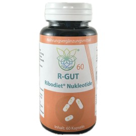VITARAGNA R-GUT Ribodiet® Nucleotides - 60 Capsules - With L-Glutamine and Nucleotides - No Additives - 50 g