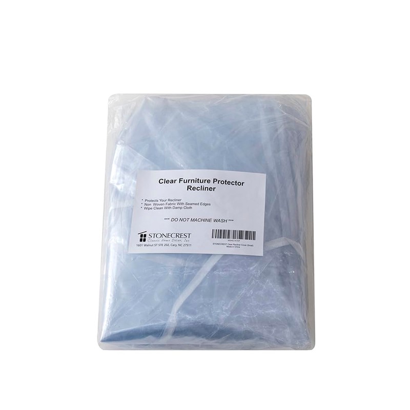 STONECREST Plastic Sofa Cover - Clear Vinyl Waterproof, Pet Scratching