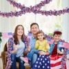 Krissing 66FT 4th of July Tinsel Garland, Patriotic Red White