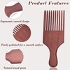 Men's Beard Pick - Wooden Hair Comb with Coarse Teeth