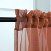 Terracotta Curtains 84 Inch Length for Living Room 2 Panel