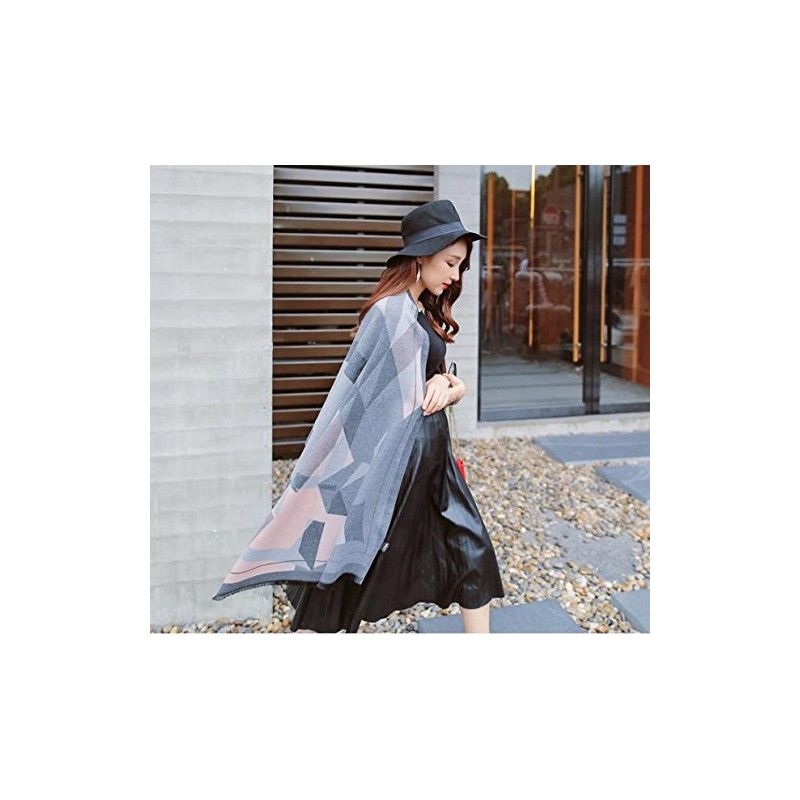 Sararose Scarf, Shawl, Large Scarf, Cashmere Touch, Geometric Pattern, Pattern,