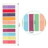 Lysas 2800pcs Morandi Sticky Book Tabs, Transparent Page Markers Colored,