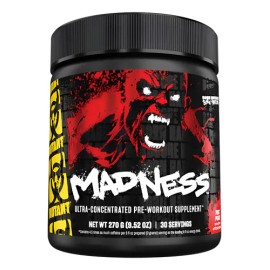 Mutant Madness Pre Entreno 30 Servicios Sabor Ponche Frutas Ponche De Frutas