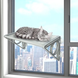 Cat Window Perch,Sturdy and Stable Cat Bed,Easy to Adjust Cat Window Hammock Suitable for Most Cats,Cat Hammock for Window