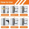 420pcs Self Drilling Drywall Anchors,Concrete Anchors and Screws Kits 4