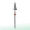 STALEKS PRO Expert Carbide Nail Drill Bit (Cone, Red, 6mm