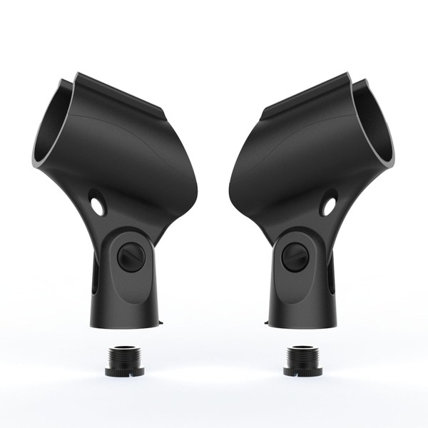Etour Universal Microphone Clip Holder, Adaptive Adjustable Mic Clip Holder