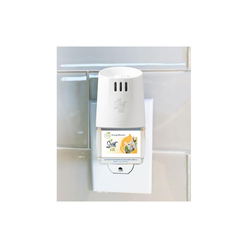 Scent Fill 100% Natural Orange Blossom Plug in Air Freshener,