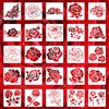 Winmany 25PCS Stencil Template for Painting Rose Drawing Template Reusable