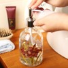 Glass Soap Dispenser Bottle 17 Ounces Soap Liquid Dispenser with