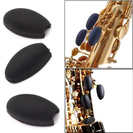 Saxophone Rubber Thumb Rest, Palm Key Pads - Saxophone Accessories Kit fit for Alto/Tenor Saxophone, Set of 3