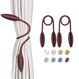 Curtain Tassels Curtain Tassels Tassel Stylish Curtain Holder Curtain Grommets Curtain Tiebacks Drapery Curtain Accessories Rope Tassels Set of 2 Dark Brown