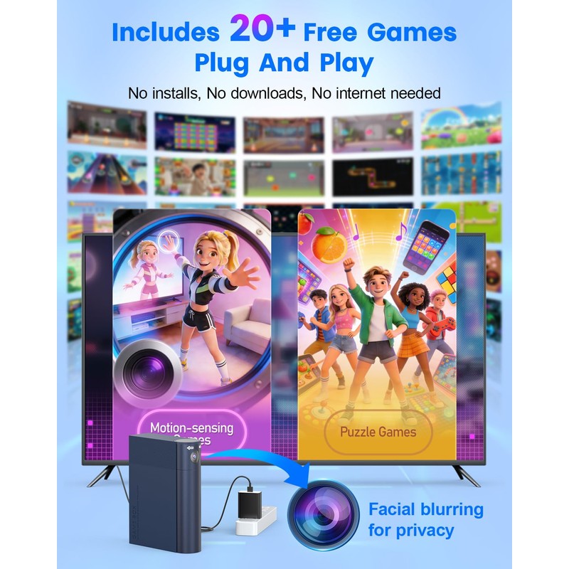 MetFut AR Motion Gaming Console for Kids: Learning & Active