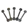 2 Packs 5.51" Dark Brown Barn Door Handles, Cast Iron