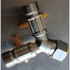 Joywayus Nickel Plated Brass G1/2" 3 Way Shower Diverter Valve,